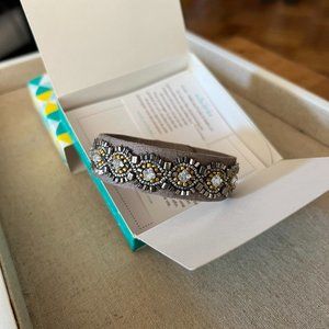 Stella & Dot Faye Embroidered Bracelet